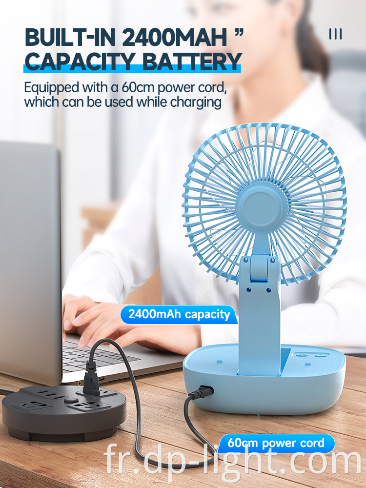 Table Foldable Standing Fan